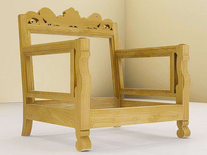 3D images of the custom furniture