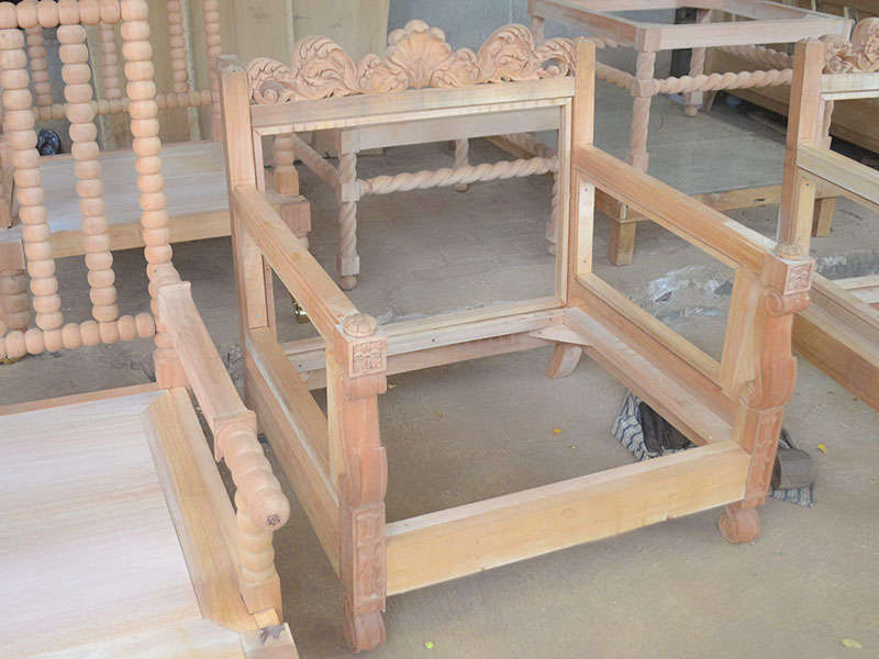 Assembling the custom furniture