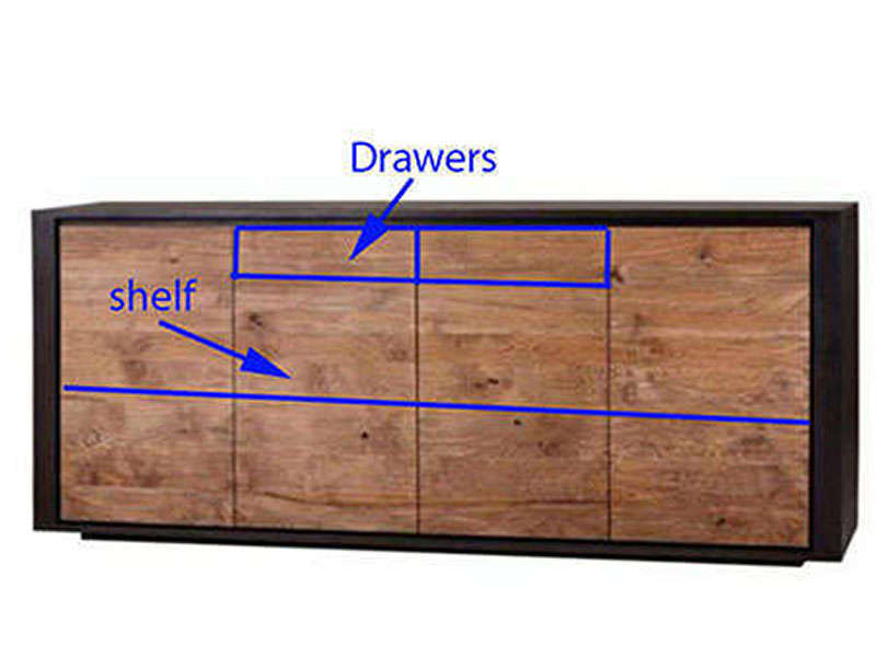 Photo of the custom furniture sent by customer