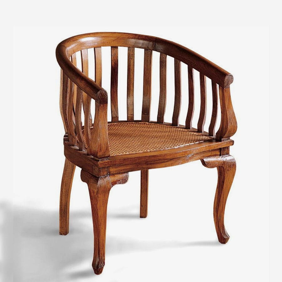 Barrel Chair Rattan Seat