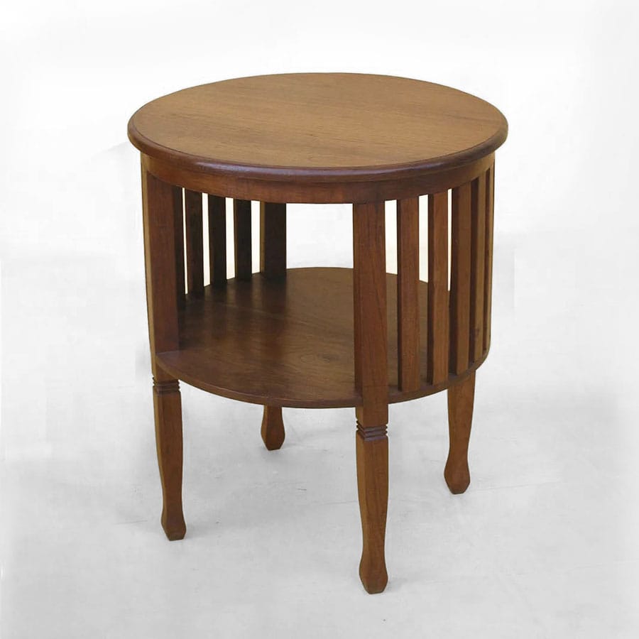 Barrel table teak