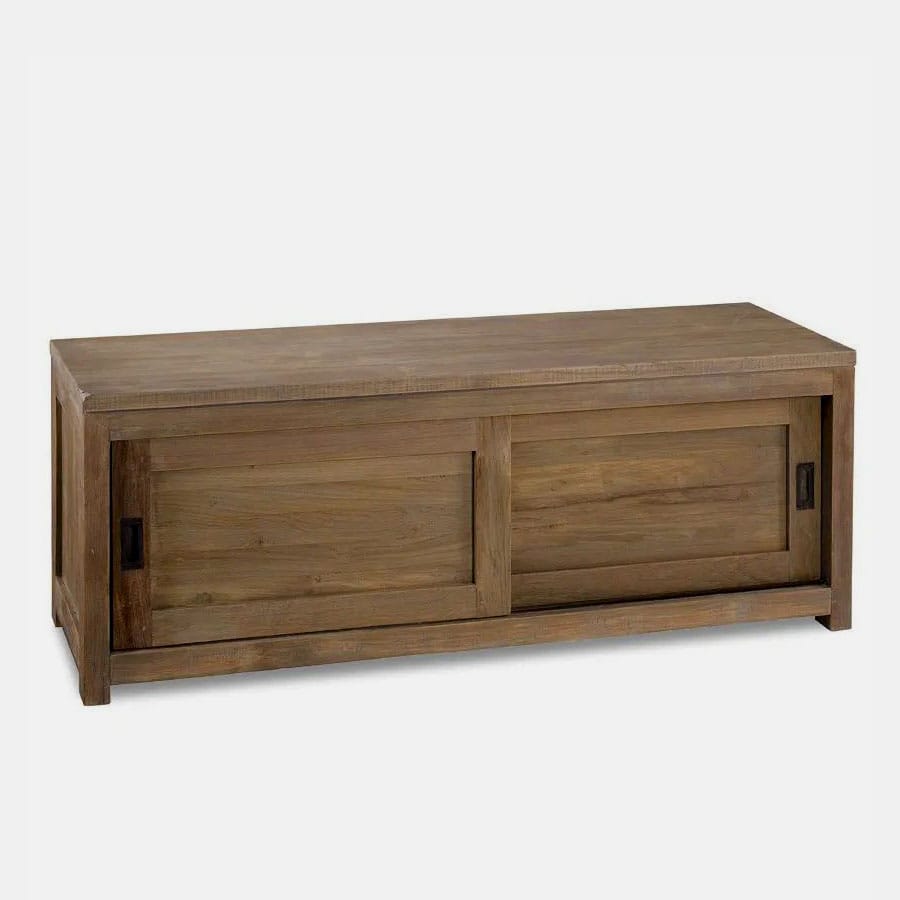 Tv stand 2 sliding doors