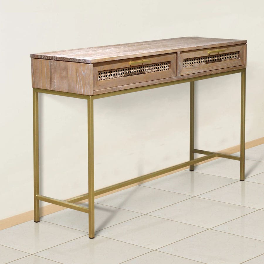 Vented console table