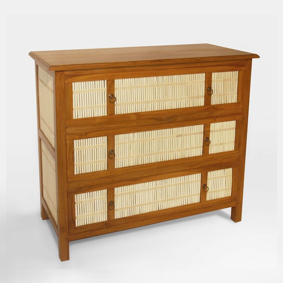 Bamboo dresser L3D