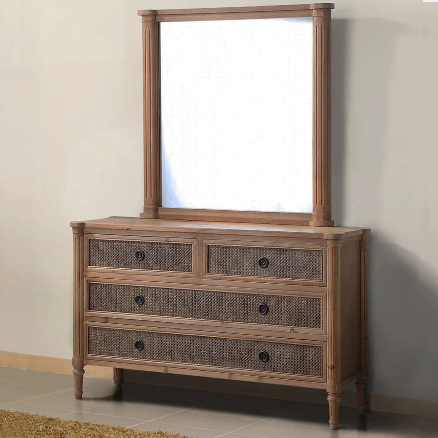 Reclaimed wood dresser 4D