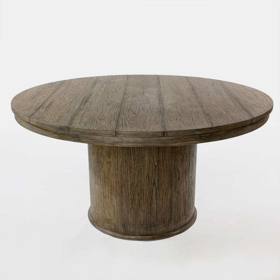 Drum pedestal round table