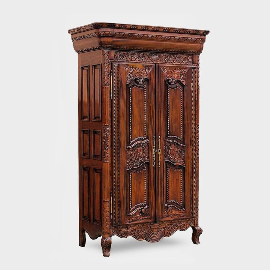 French mahogany armoire