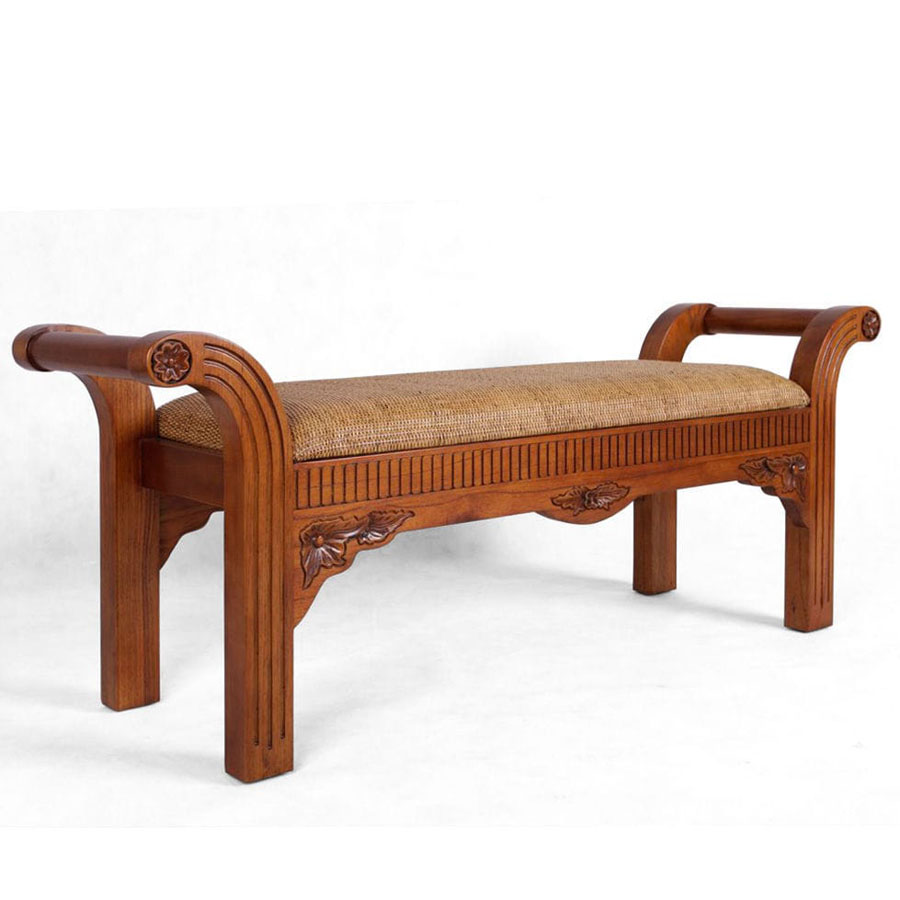 Plantation backless bench