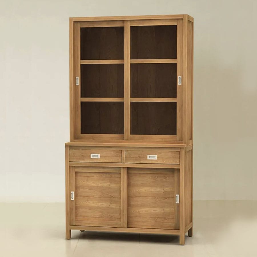 Reclaimed teak bookcase