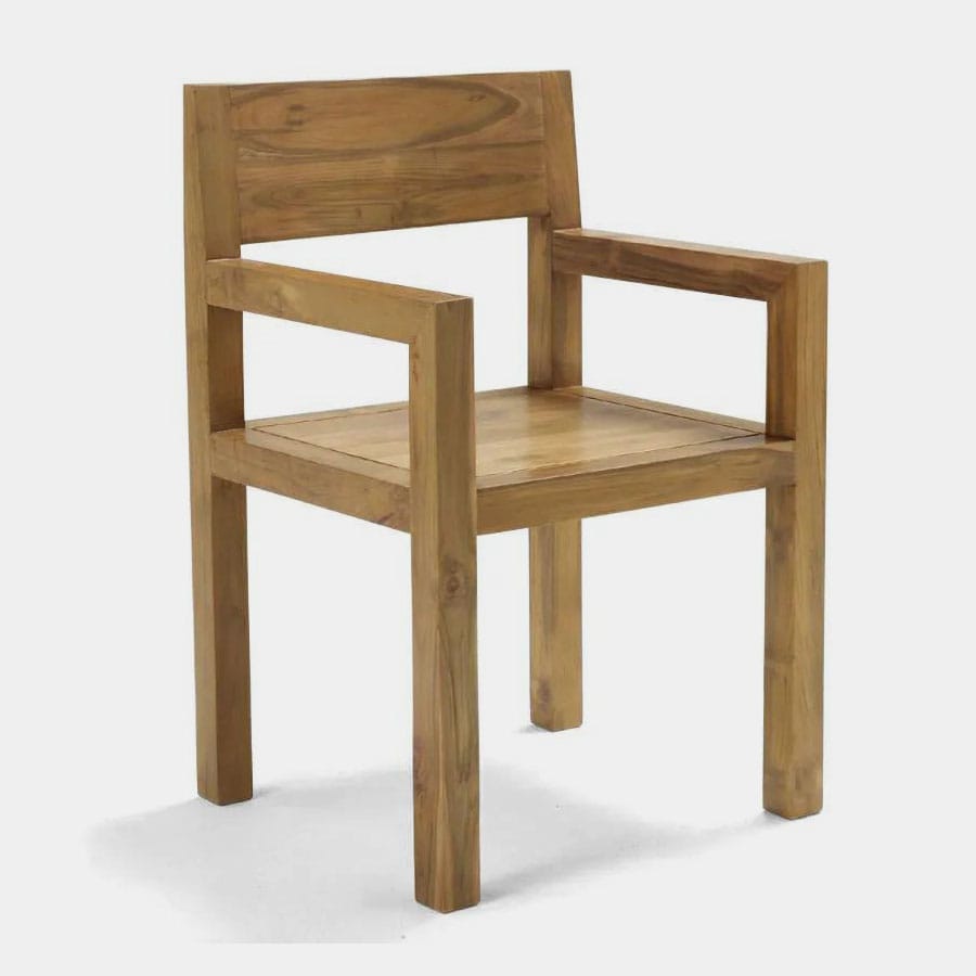 Taper backrest arm chair