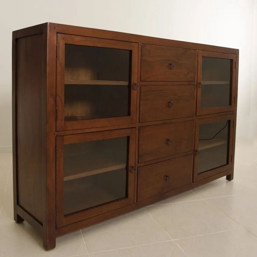 Anne sideboard glass doors