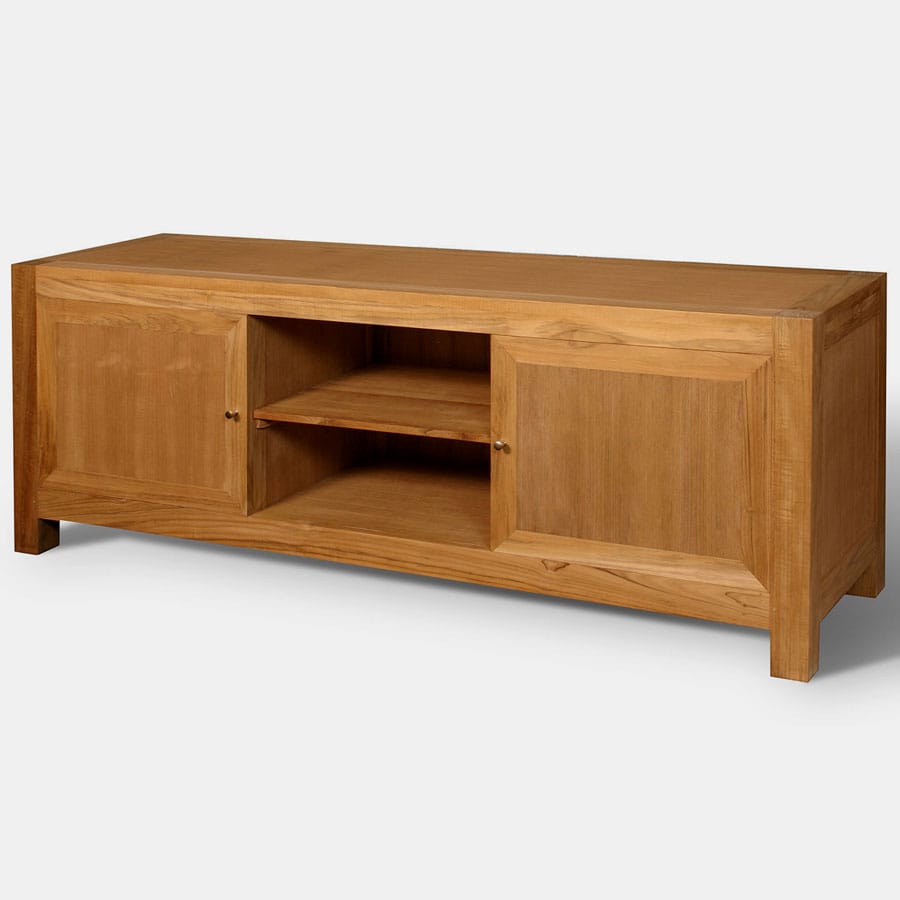 Teak plain tv cabinet