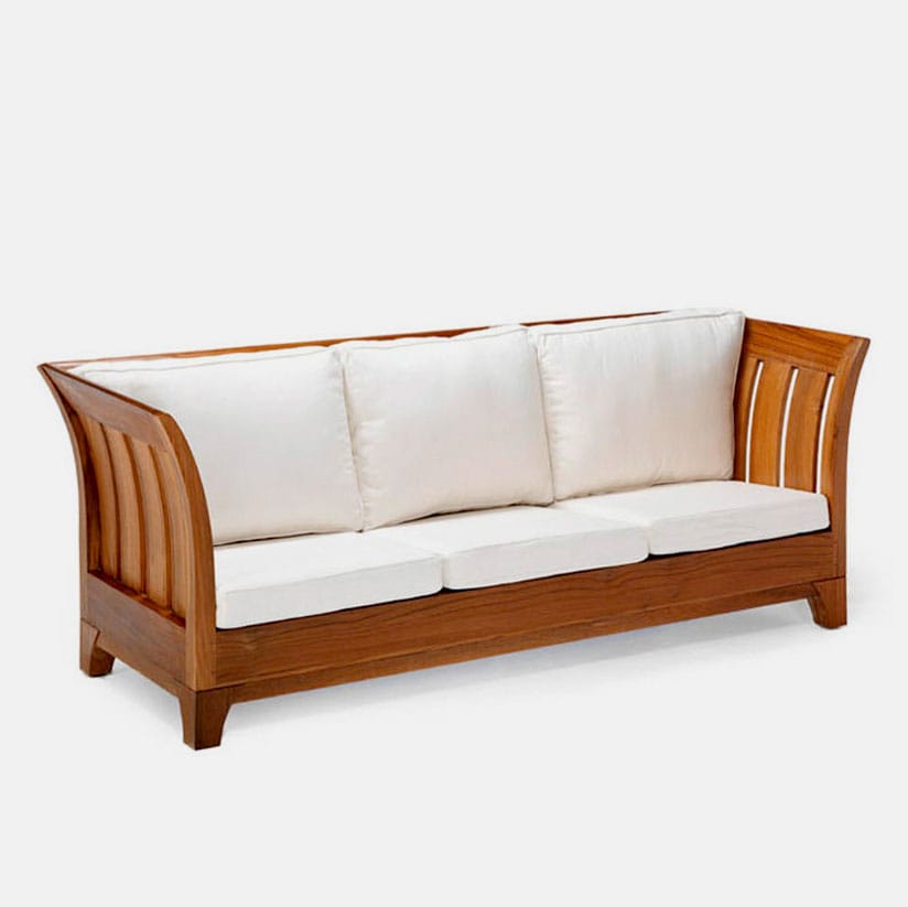 Teak sofa 3s