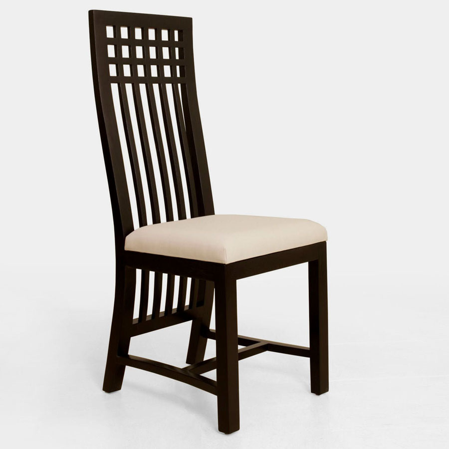 Vika high backrest dining chair