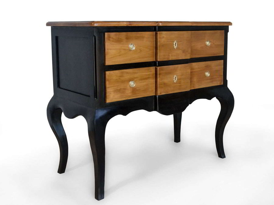 Black wood dresser