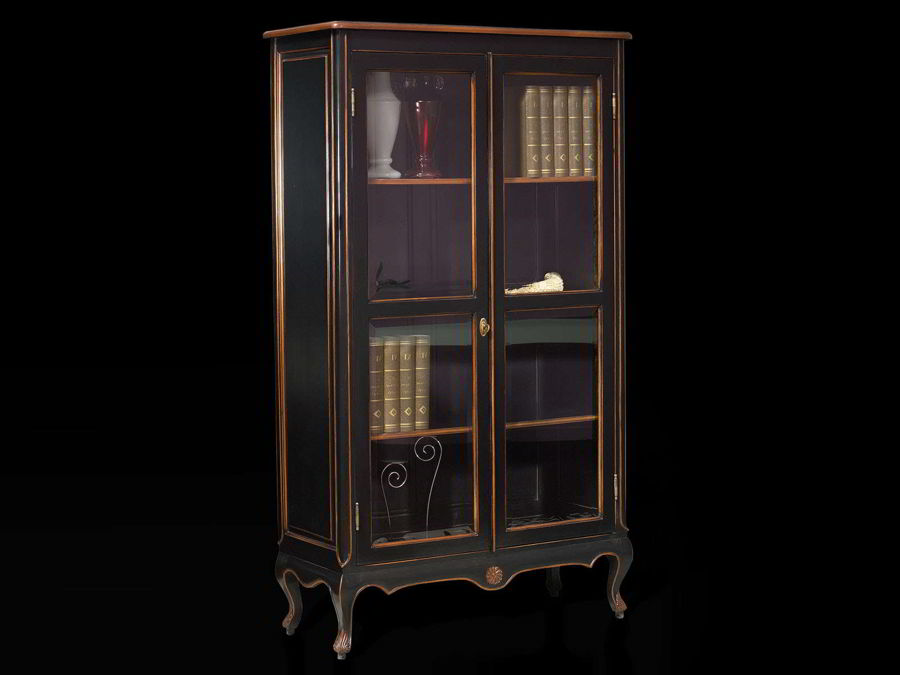 Mahogany LXV VItrine 2 glass doors