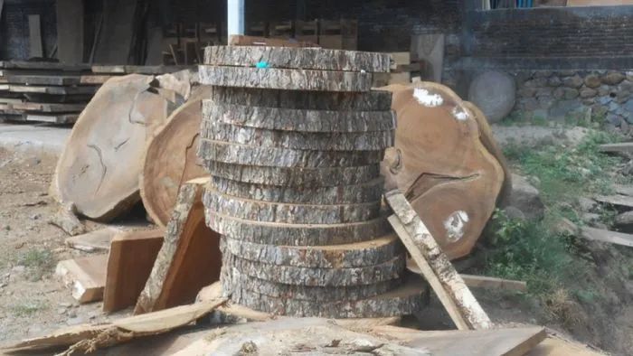 Live edge wood slab
